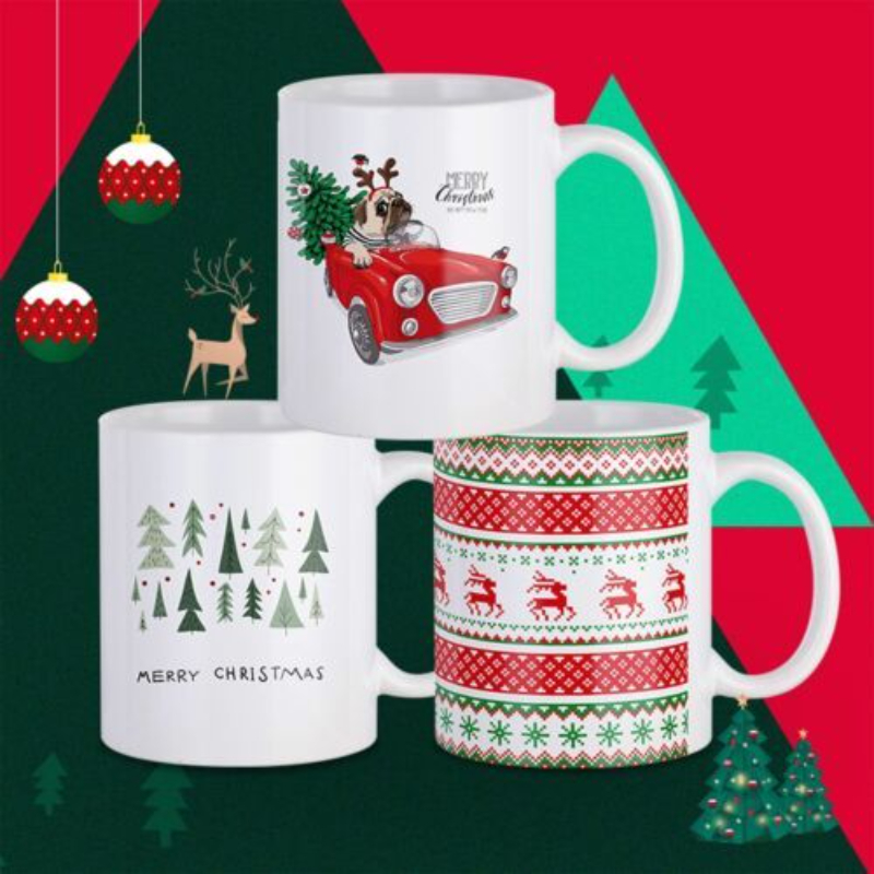 HTVRONT Mug Sublimasi Keramik  - Sublimation Mug White ulasan dan harga