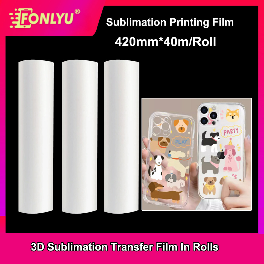 FONLYU 420mm*40mm Gulungan Ker - Phone Case Blank Print ulasan dan harga