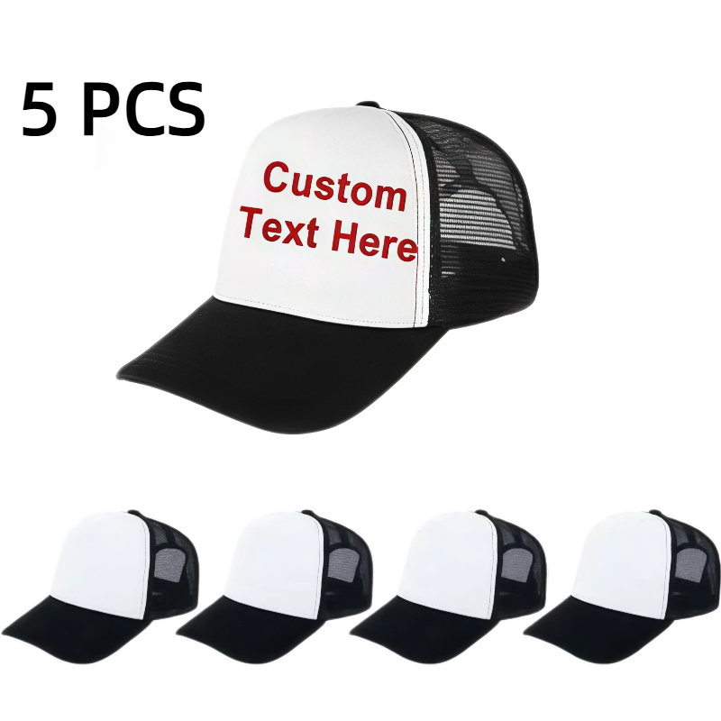 5pcs topi trucker polos untuk  - Hat Sublimation Blank ulasan dan harga