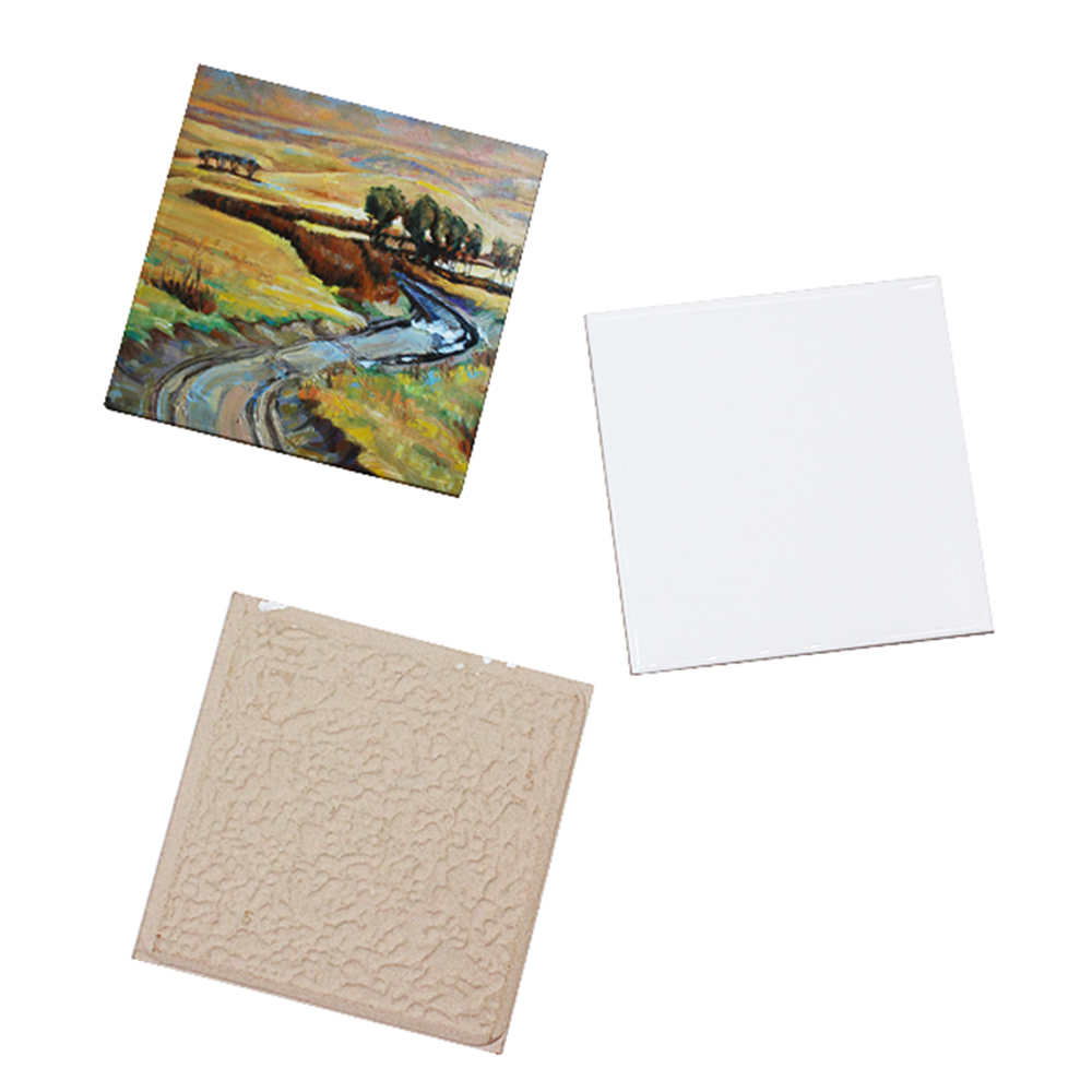 20 buah ubin persegi putih pol - Ceramic Tile Blank ulasan dan harga
