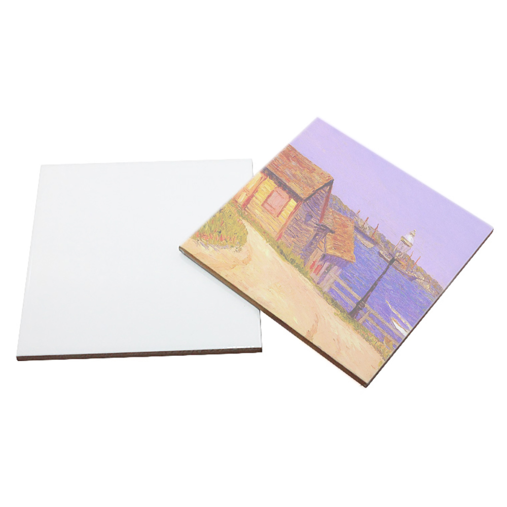 20 buah ubin persegi putih pol - Ceramic Tile Blank ulasan dan harga