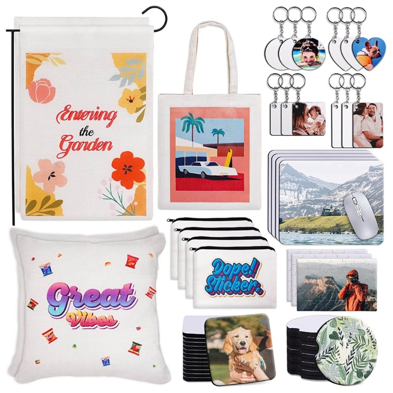 Set gantungan kunci hati MDF k - Mouse Pad Blank Sublimation ulasan dan harga