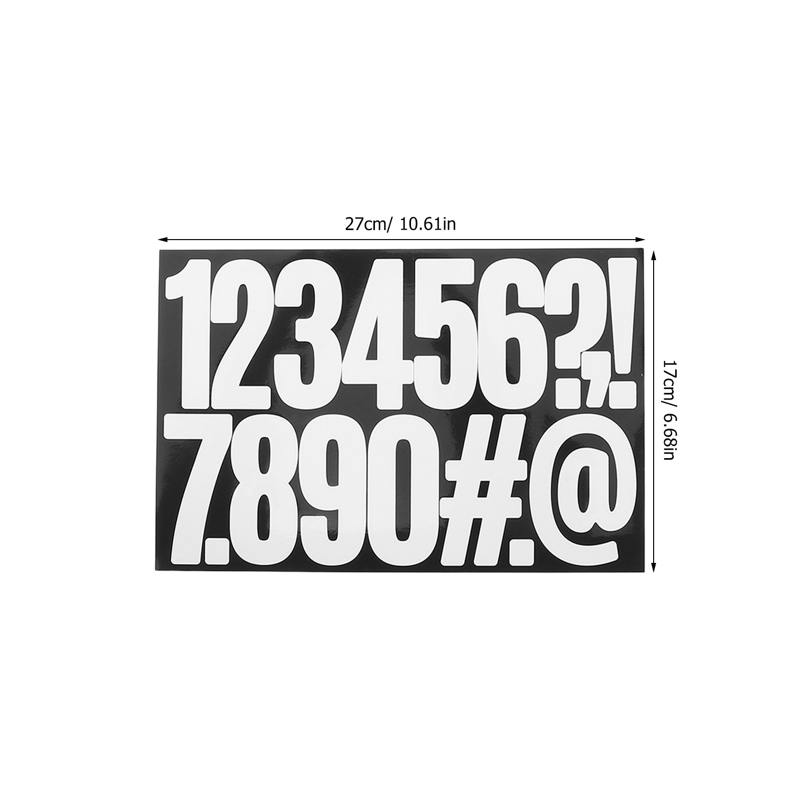 15 Lembar Stiker Huruf dan Ang - Yard Sign Blank ulasan dan harga