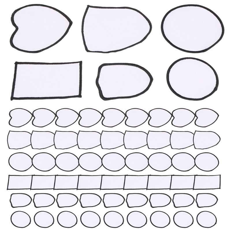60Pcs Patch Sublimasi Kosong K - Hat Sublimation Blank ulasan dan harga