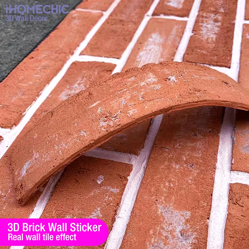 Ubin Stiker Dinding Bata 3D De - Ceramic Tile Blank ulasan dan harga