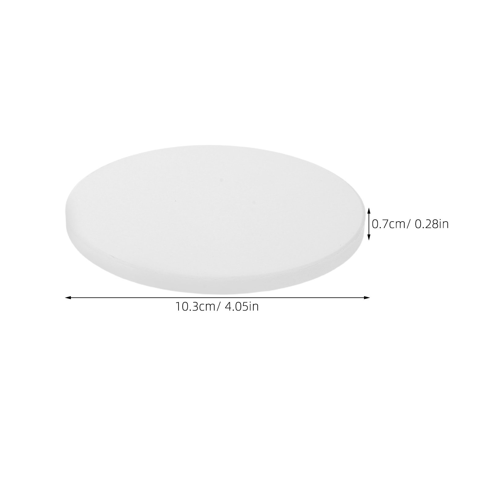 12Pcs Coasters Keramik Bulat P - Ceramic Tile Blank ulasan dan harga